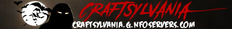 Craftsylvania Minecraft server banner