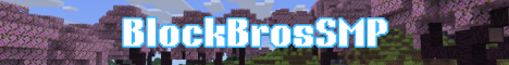 BlockBrosSMP Minecraft server banner