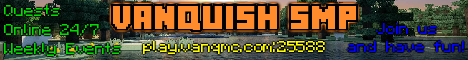 バナー Vanquish SMP