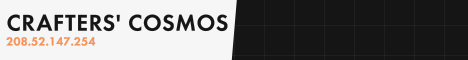 Crafters Cosmos Minecraft server banner