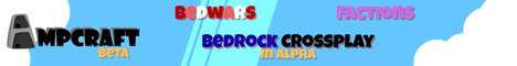 AmpCraft Minecraft server banner
