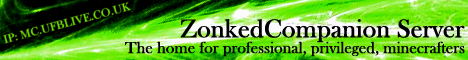 Banner The ZonkedCompanion Redstone Server