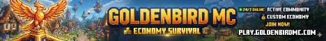 GOLDENBIRD MC Minecraft-Server-Banner
