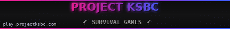 Project KSBC Minecraft server banner