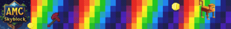 AMC Skyblock Minecraft server banner