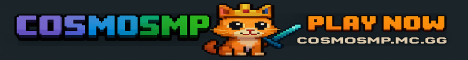 CosmoSMP Minecraft server banner