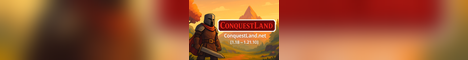ConquestLand Minecraft server banner