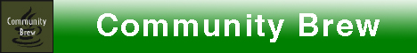 Community Brew Minecraft server banner