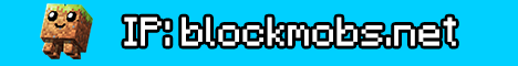 blockmobs Minecraft server banner