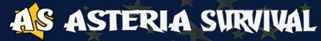 Asteria Survival Minecraft server banner
