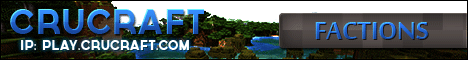 CruCraft Minecraft server banner