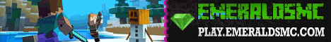 EmeraldsMC Minecraft server banner