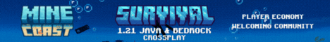 MineCoast Minecraft server banner