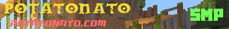 Potatonato Minecraft server banner