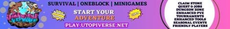 Utopiverse Network Minecraft-Server-Banner