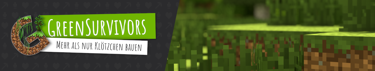 Banner GreenSurvivors.de | Survival, Creative &