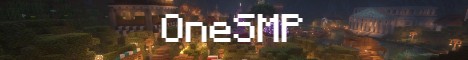 OneSMP Minecraft server banner