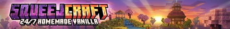 SqueejCraft Minecraft server banner
