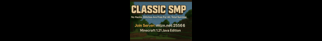 Classic Survival Minecraft server banner
