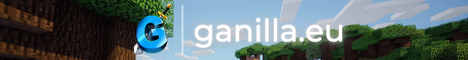 Ganilla Minecraft server banner