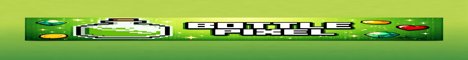 Bottle Pixel Minecraft server banner