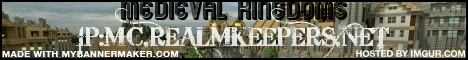 RealmKeepers Minecraft server banner