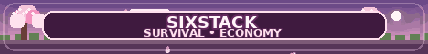 SixStack Minecraft server banner
