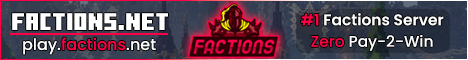 Factions.net Minecraft server banner