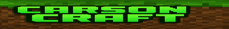 CarsonCraft Minecraft server banner