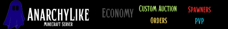 AnarchyLike Minecraft server banner
