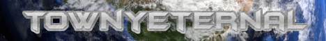 TownyEternal Minecraft server banner