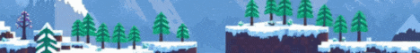 Frosty Ferns Minecraft server banner