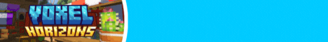 Voxel Horizons Minecraft server banner