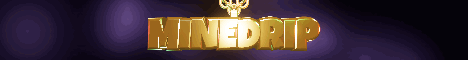 minedrip Minecraft server banner