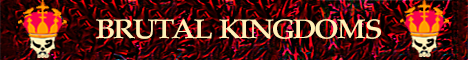 Brutal Kingdoms Minecraft server banner