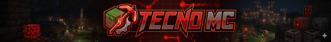 Tecnomc Minecraft server banner