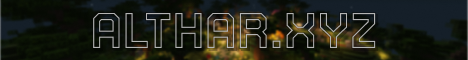 Althar Minecraft server banner