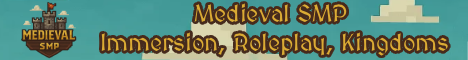 Medieval SMP Minecraft server banner