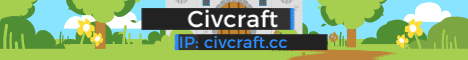 CivCraft Minecraft server banner