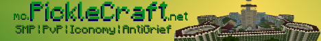 PickleCraft Minecraft server banner