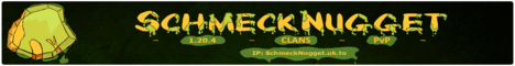 SchmeckNugget Minecraft server banner