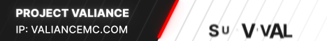 Project Valiance Minecraft server banner