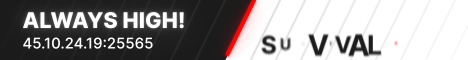 Always High! Minecraft server banner