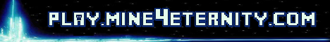 Mine4Eternity Minecraft server banner