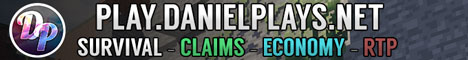 DanielPlays Minecraft server banner