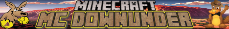 MC Down Under Minecraft server banner