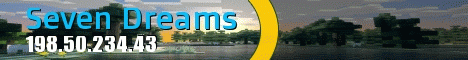 Seven Dreams Minecraft server banner