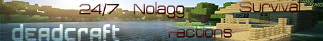 DeadCraft Minecraft server banner