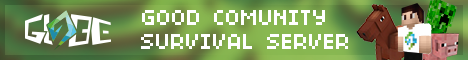 Globe-Community Minecraft server banner