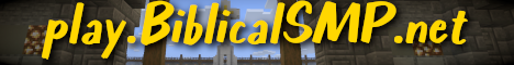 Biblical SMP Minecraft server banner